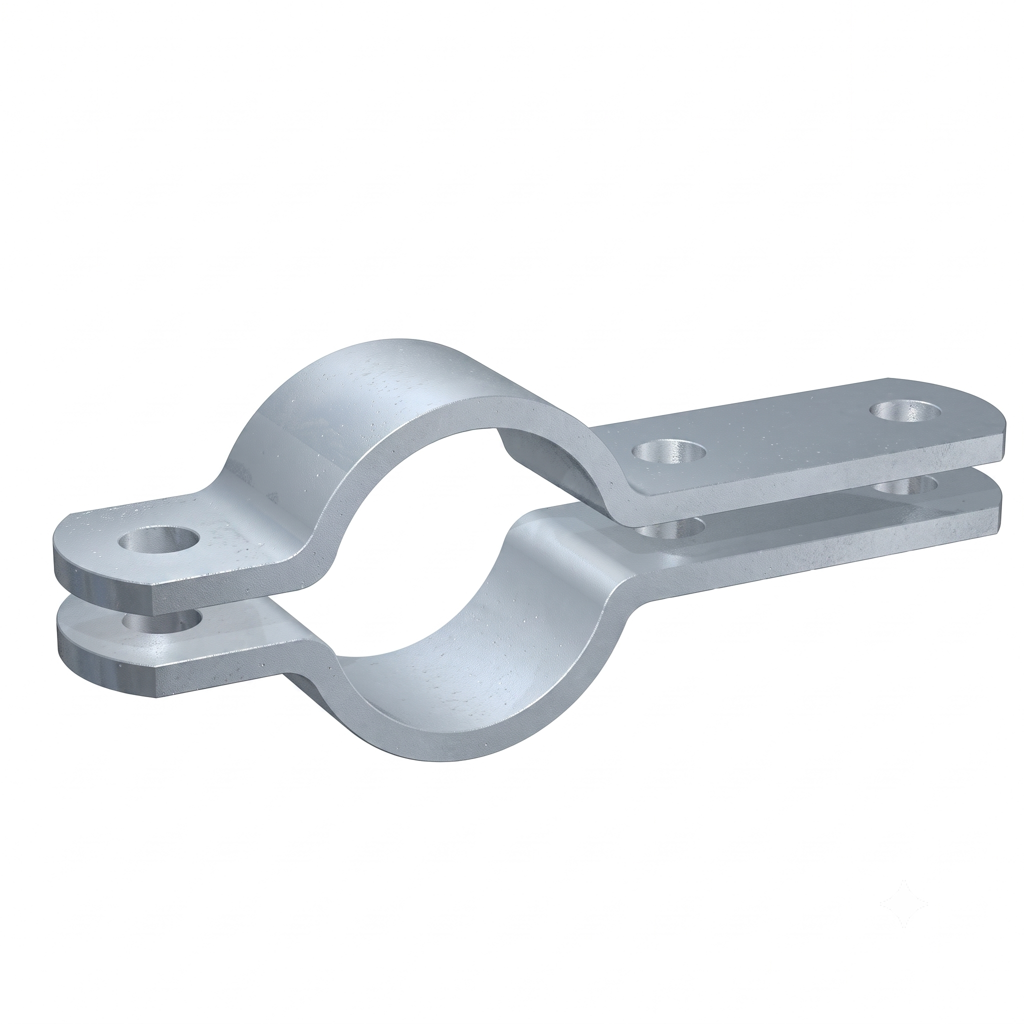 Metal Pipe Clamp with Tension Clearance (DIN 3567-A) (DIN 3567-B)